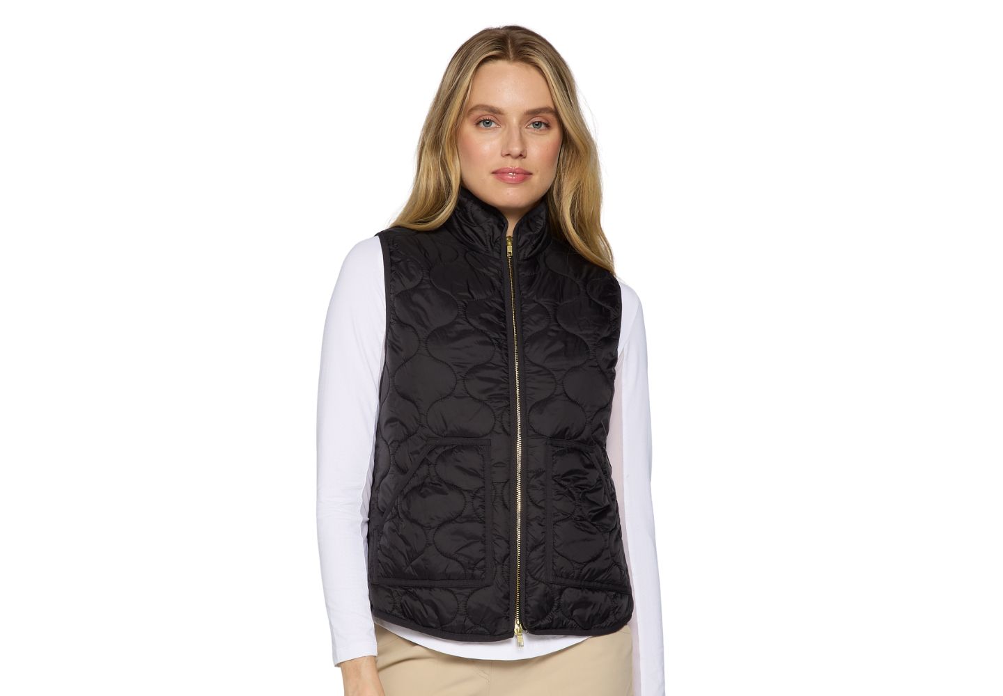 Женский жилет G Lifestyle Clothing Padded Vest, цвет: Чёрный — фото 1