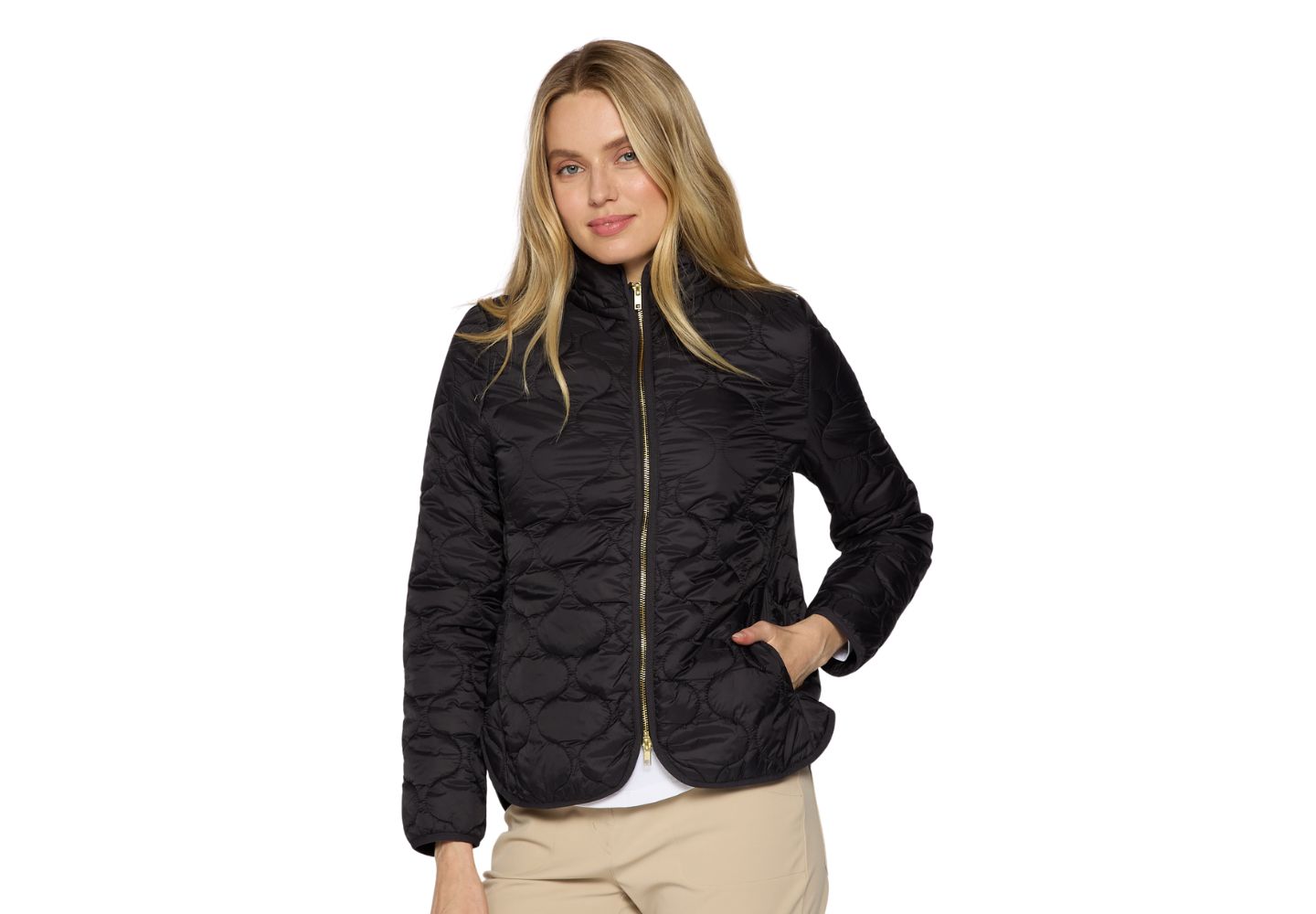 Женская куртка G Lifestyle Clothing Padded, цвет: Чёрный — фото 1