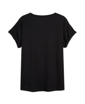 Trendy Juniors Minnie Leopard Graphic Oversized Tee