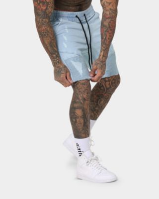 Men's United Distressed Biker Shorts