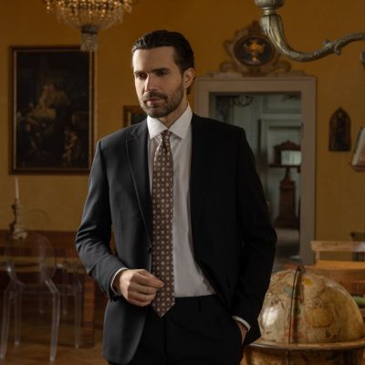 Men's Antinori - Printed Silk Tie for Men