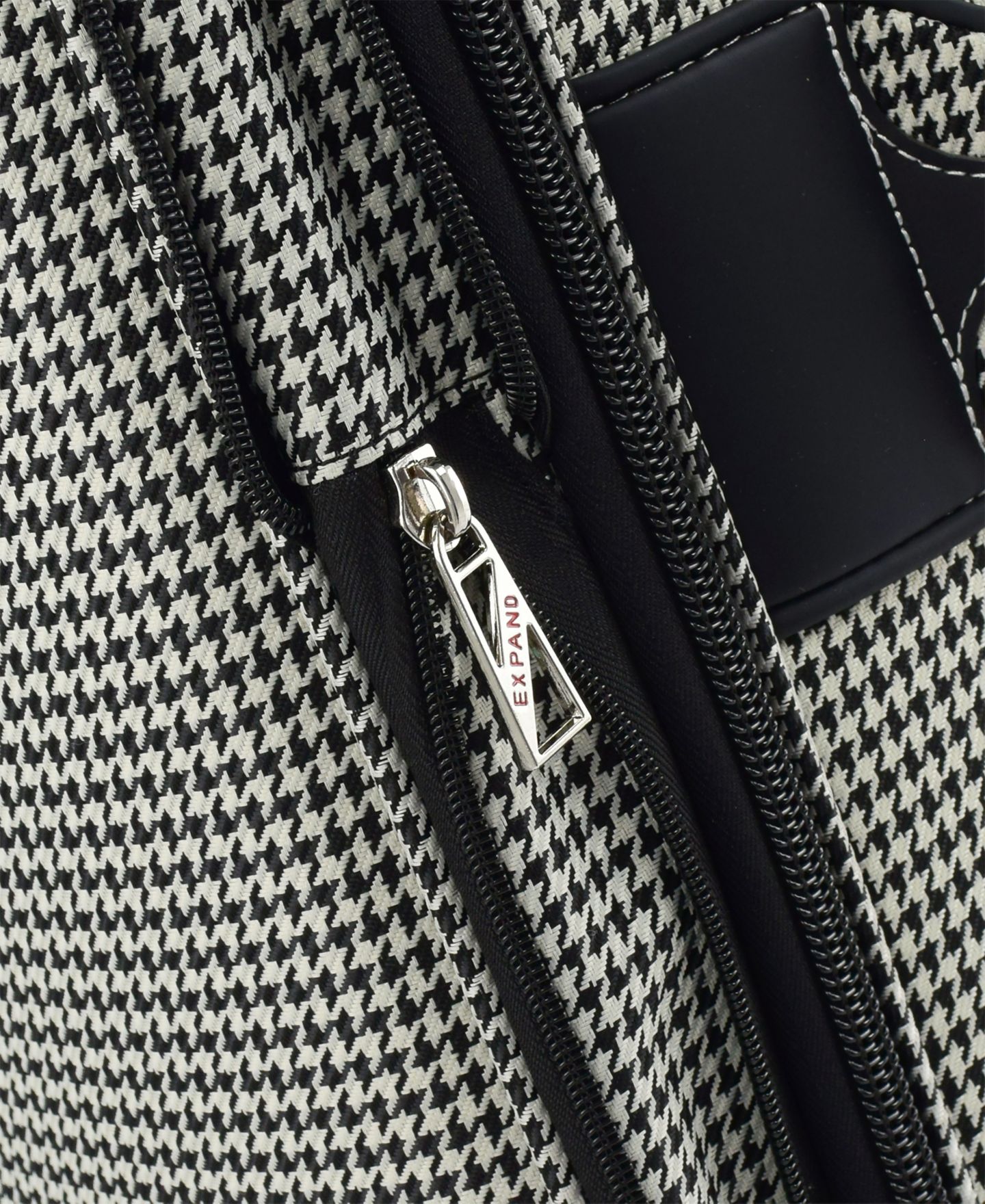 Чемоданы London Fog Cambridge Luggage Collection, цвет: Чёрный белая гусиная лапка — фото 3