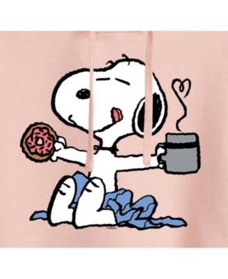 Trendy Juniors Peanuts Snoopy Graphic Cropped Hoodie