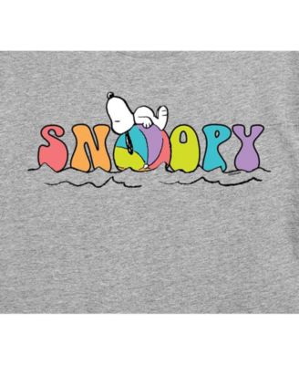 Trendy Juniors Peanuts Snoopy Beach Cropped Tee