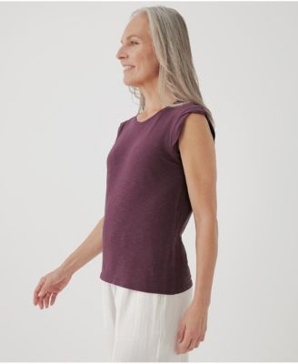 Women's Organic Cotton Featherweight Slub Muscle Tee