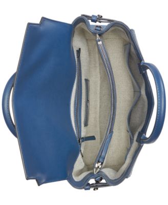 Roslyn Top Handle Suede Satchel 