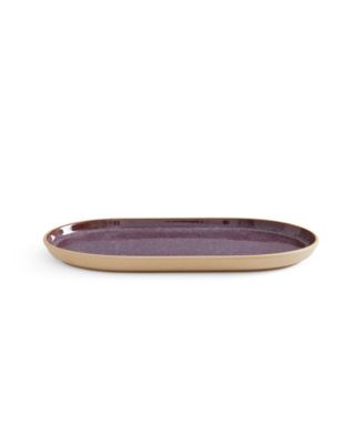 Minerals Medium Oval Platter, Amethyst 
