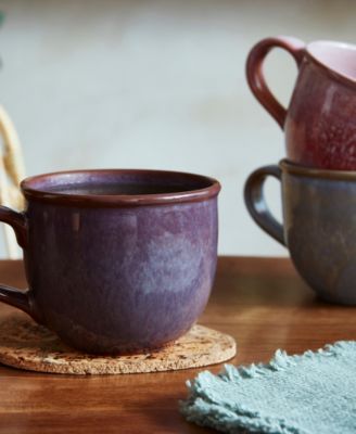 Minerals Mugs, Set of 4 