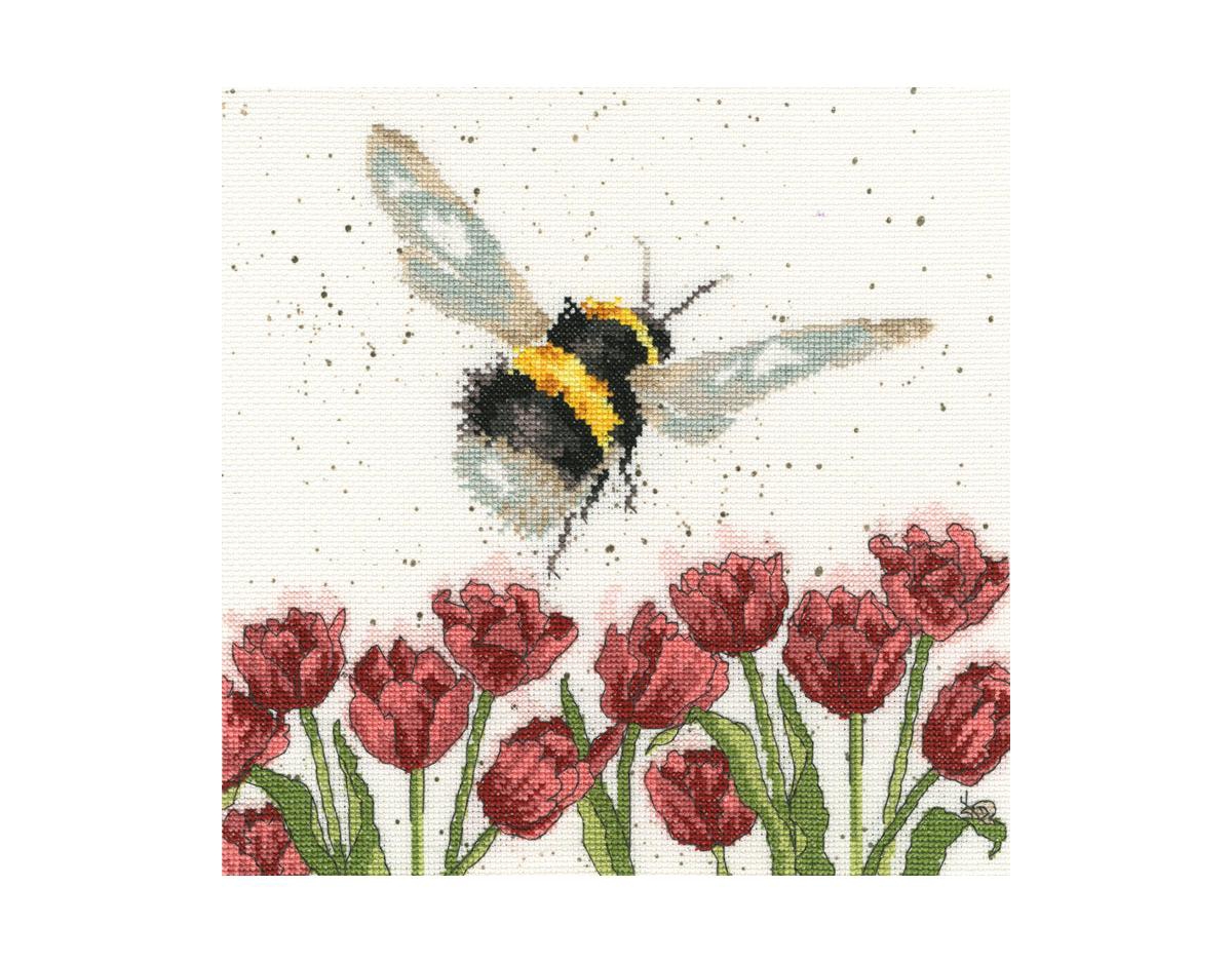 Bothy Threads Flight Of The Bumble Bee XHD41 Counted Cross Stitch Kit - Assorted Pre-pack (See Table 9