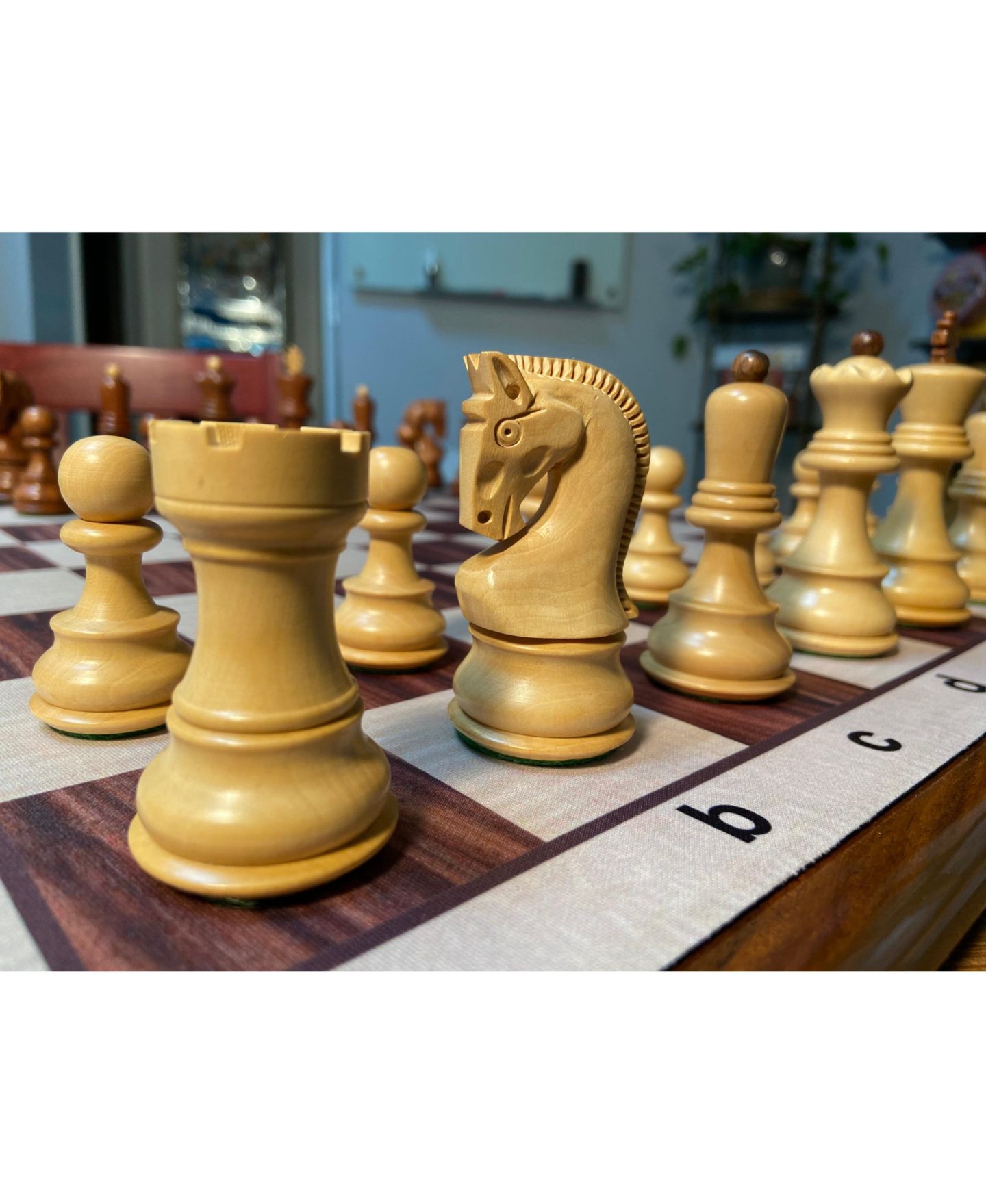 Шахматный набор Bobby Fischer Zagreb турнирный из акации и самшита, 32 фигуры, от 14 лет, цвет: Acacia And Boxwood — фото 5
