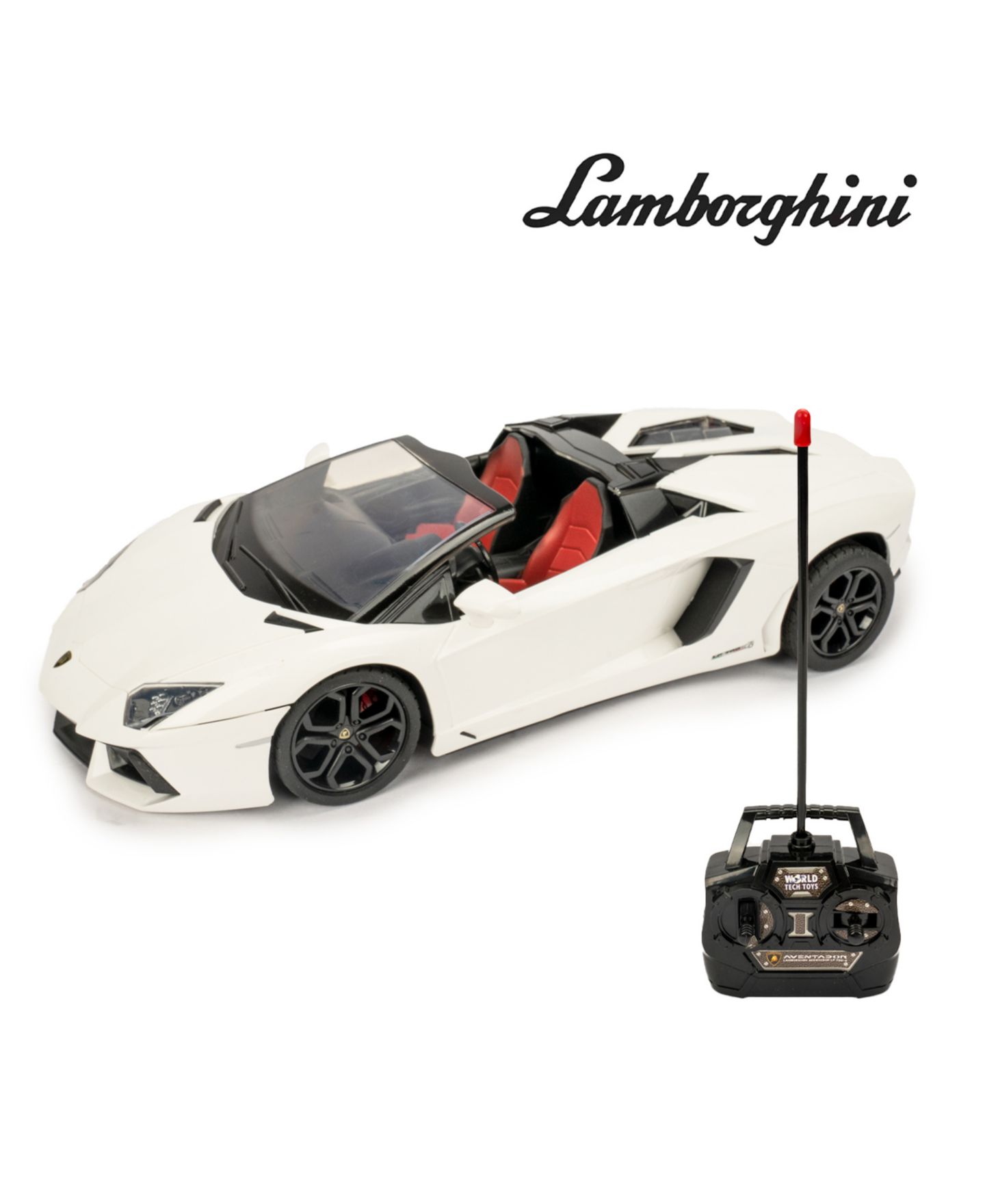 Детская игрушка World Tech Toys Lamborghini Aventador Roadster 1:14 Electric RC Car, цвет: Разноцветный — фото 4