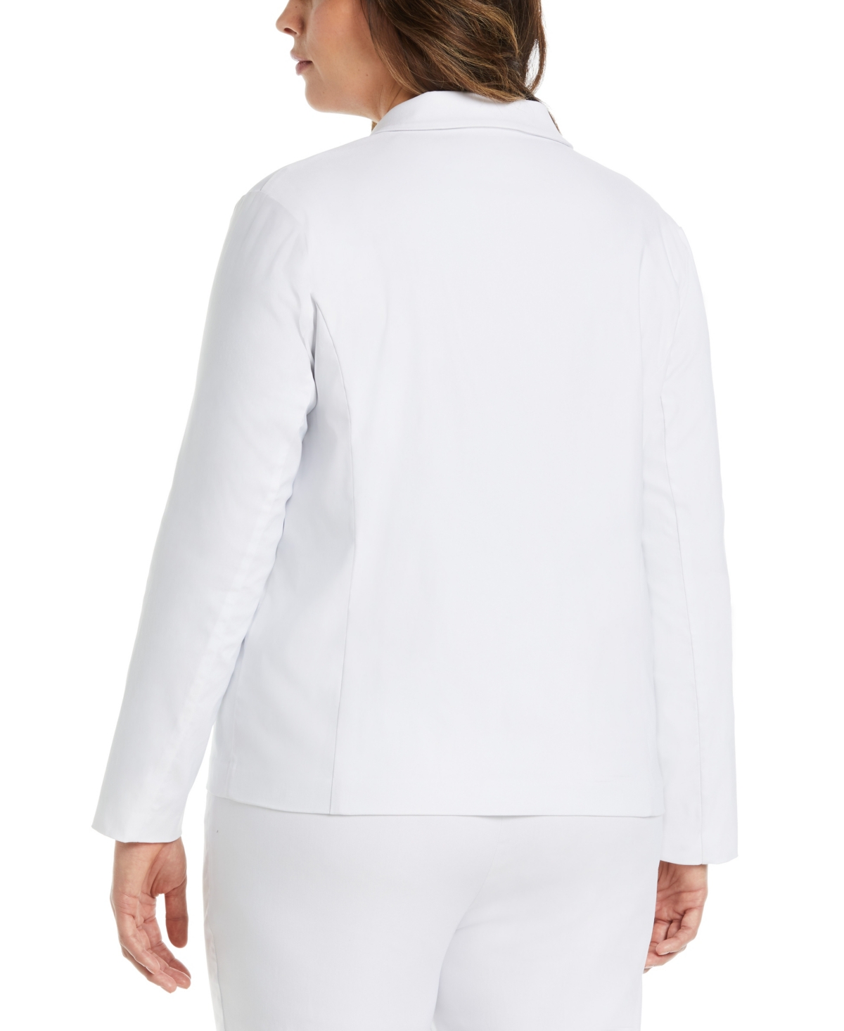 ELLA RAFAELLA PLUS SIZE CROPPED SATIN LUXE JACKET 