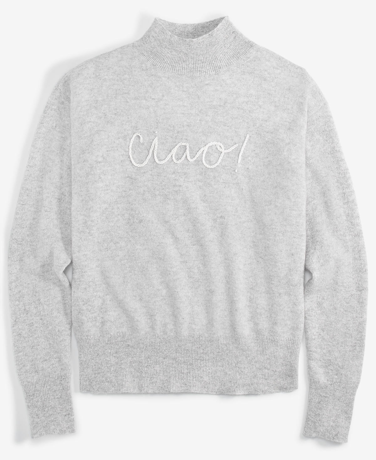 Charter Club Women's Cashmere Ciao Mock Neck Sweater, Created for Macy's