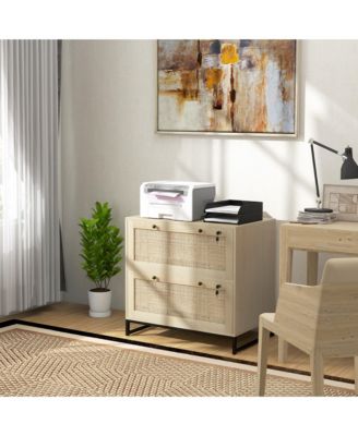 Lockable Filing Cabinet with Hanging Bar for Letter A4 Legal Size