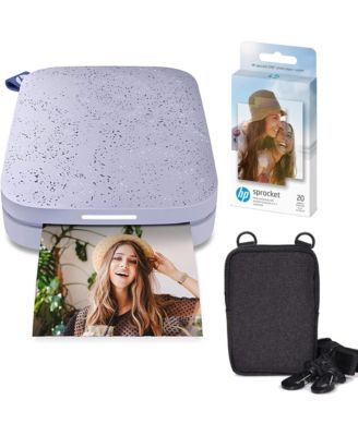 Sprocket Portable 2x3" Instant Photo Printer and Zink Paper Bundle