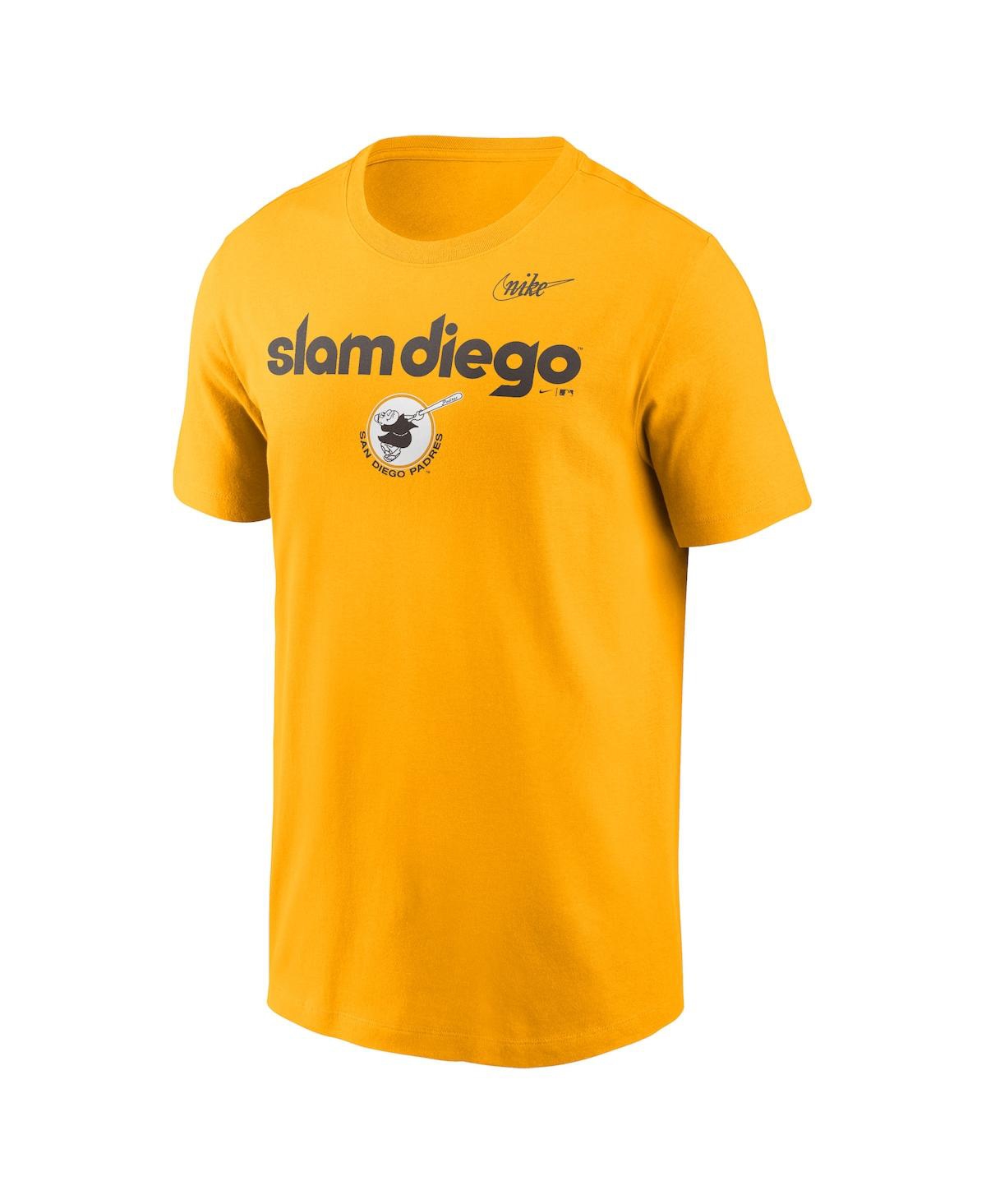 Nike Men'sSan Diego Padres Slam Diego Hometown T-Shirt - Gold