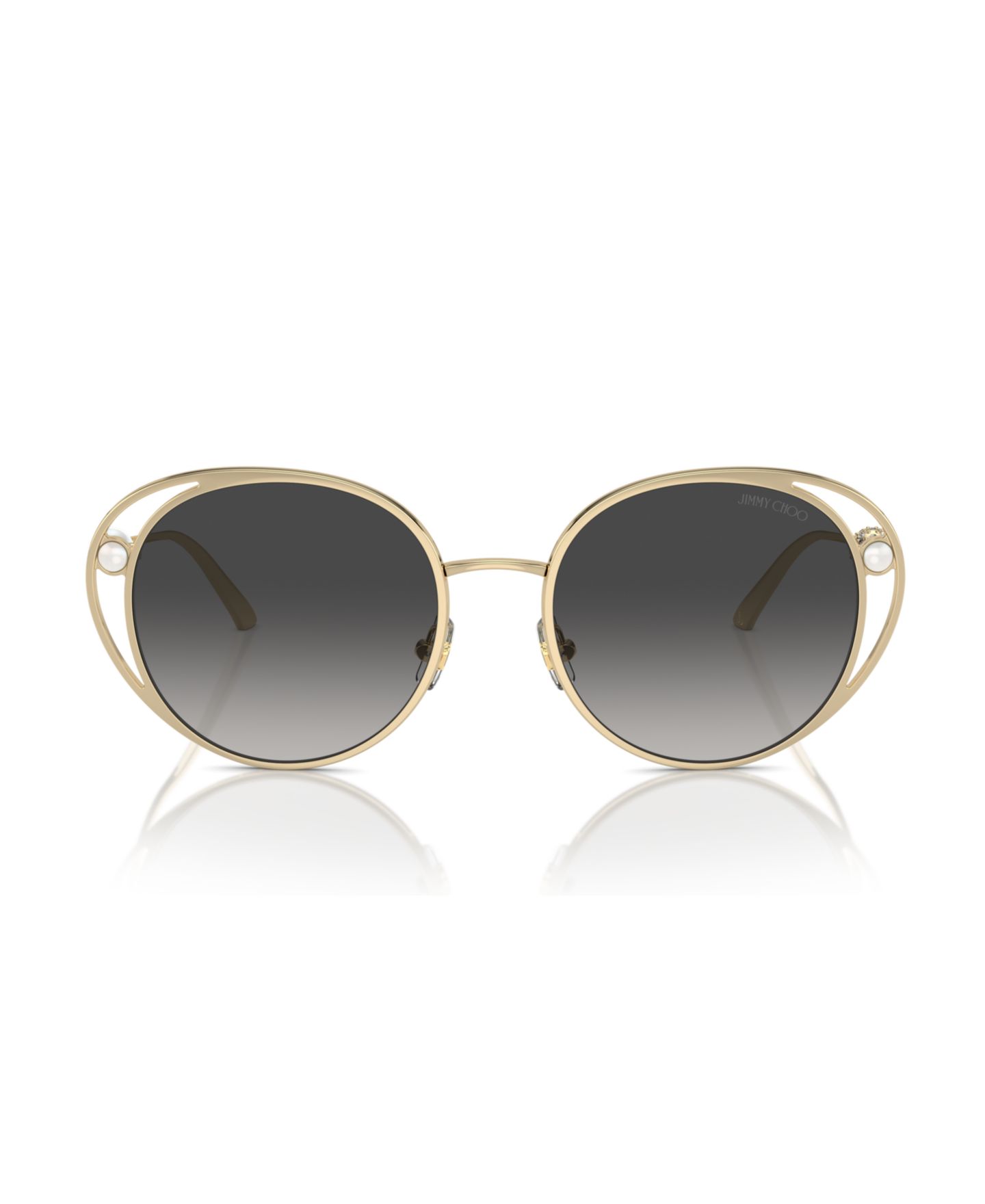 Женские солнцезащитные очки Jimmy Choo Sunglasses, JC4003HB, цвет: Серый — фото 2