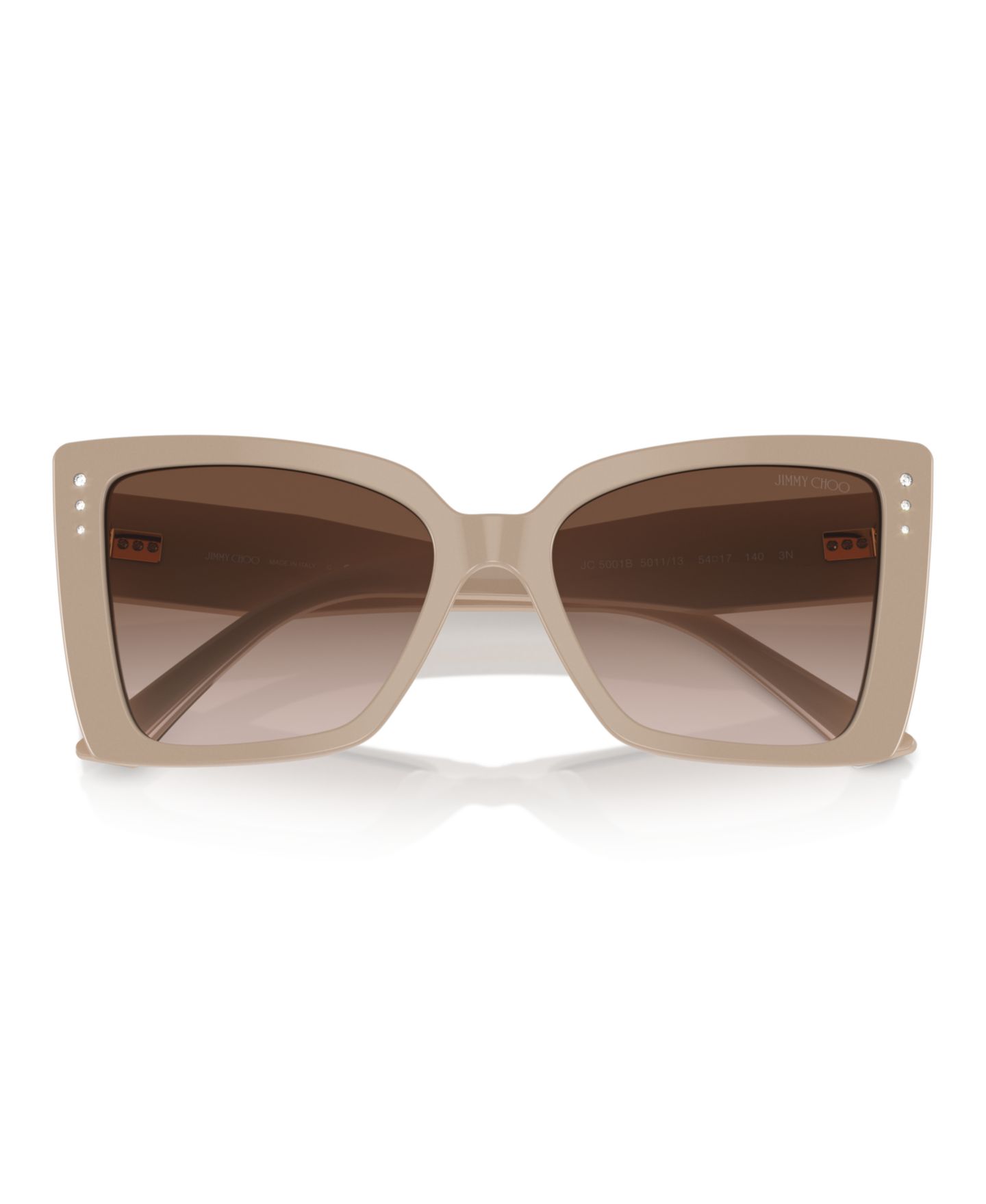 Женские солнцезащитные очки Jimmy Choo Sunglasses, JC5001B, цвет: Бежевый — фото 5