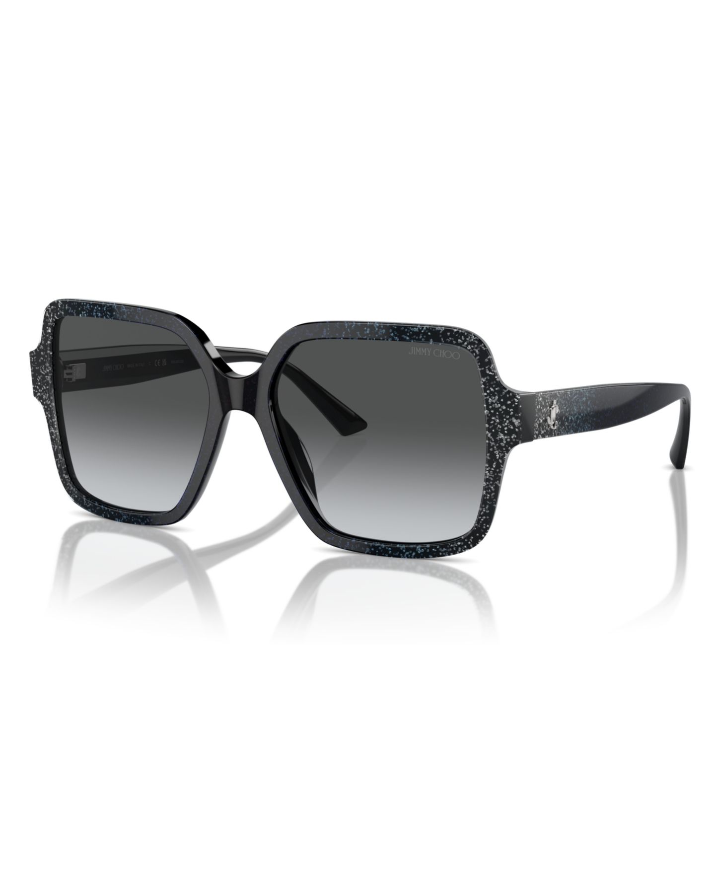 Женские солнцезащитные очки Jimmy Choo Polarized Sunglasses, JC5005, цвет: Чёрный градиентный — фото 1