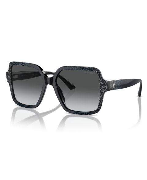 Женские солнцезащитные очки Jimmy Choo Polarized Sunglasses, JC5005, цвет: Чёрный градиентный