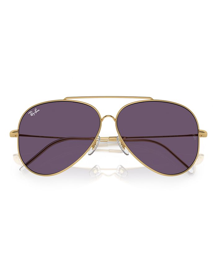 Ray-Ban Unisex Sunglasses, Aviator Reverse RBR0101 - Macy's