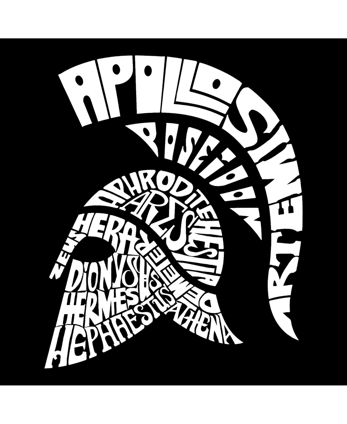 La Pop Art Girls Word Art Long Sleeve - Spartan