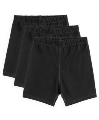 Girls Fair Trade Organic Cotton Bike Shorts 3-pack
