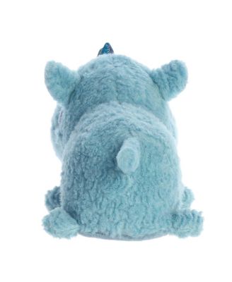Medium Rickie Rhino Schnozzles Playful Plush Toy Blue 11"