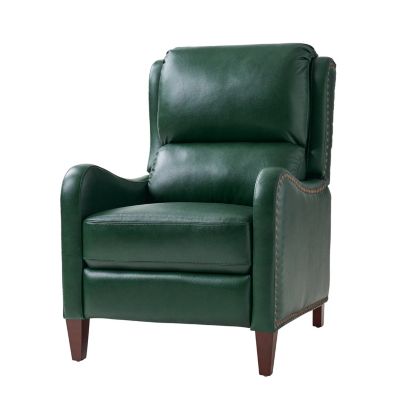 1 piece Leather Pushback Recliner chair