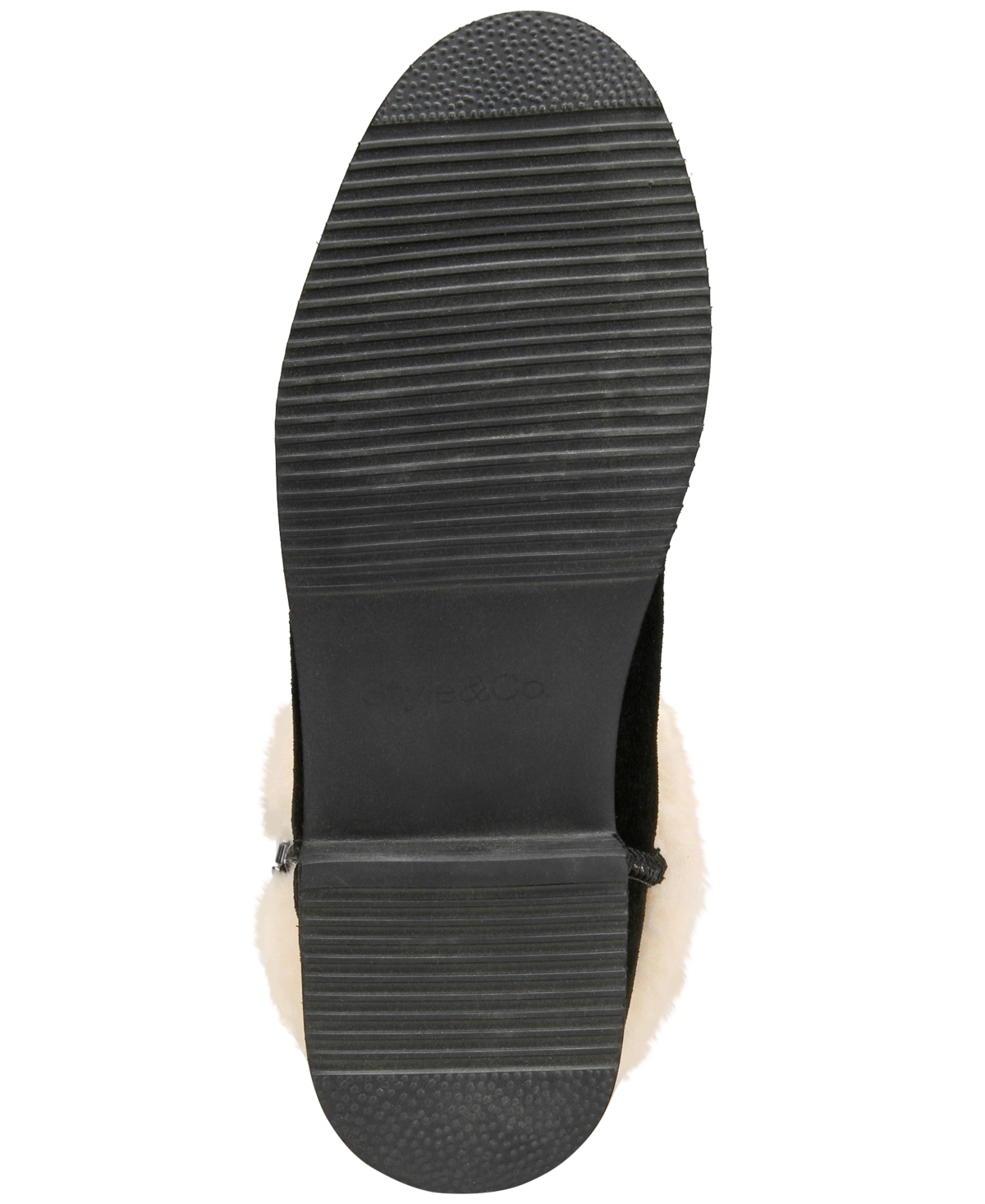 Style & Co Women's Kalliee Cuffed Boots, Created For Macy's In Black