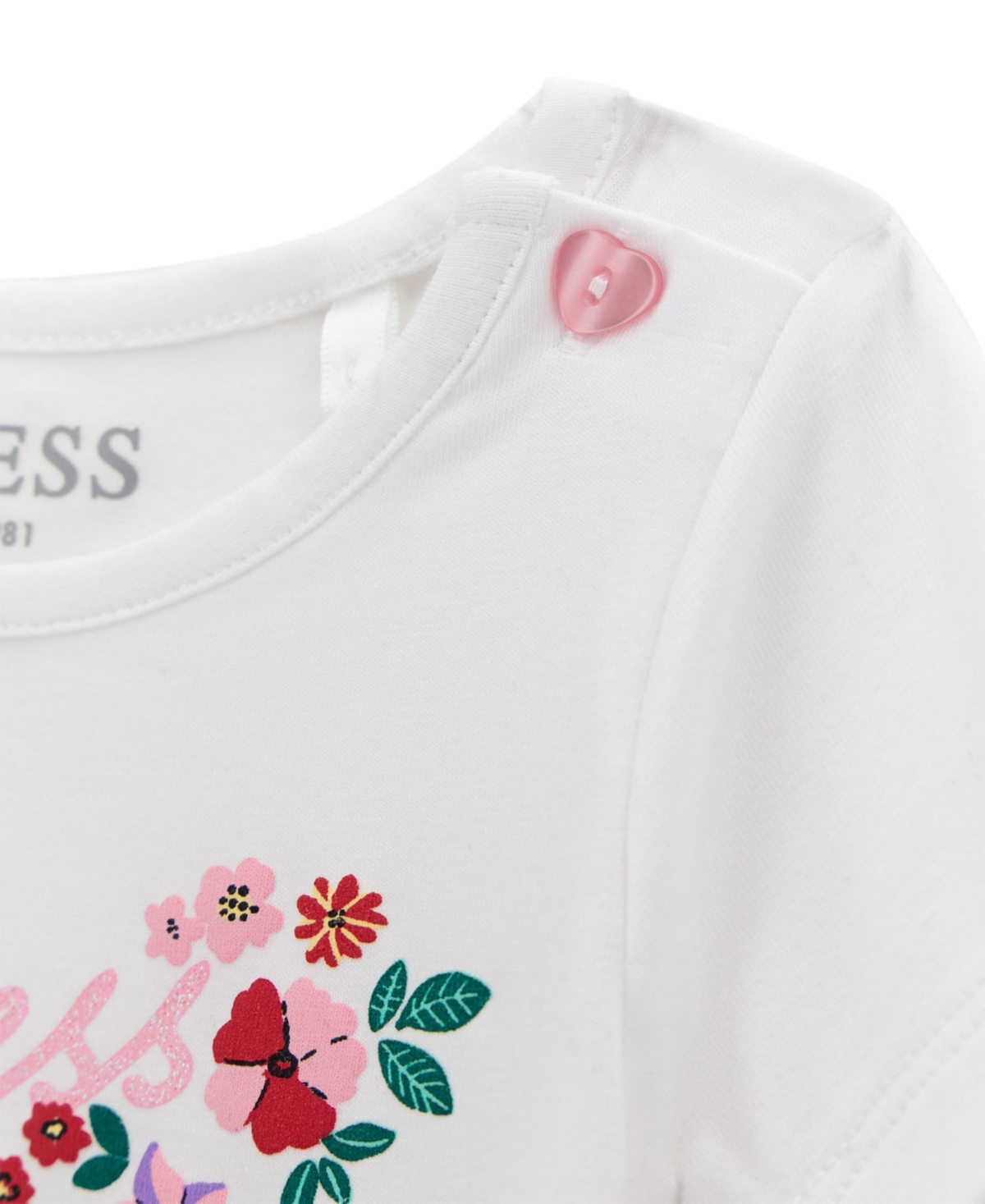 Guess Baby Girl Short Sleeve T-Shirt and Legging Set