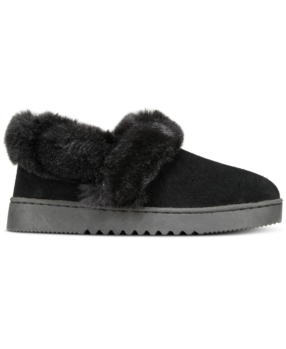 Style & Co Women's Lolaa Cozy Clog Slippers, Created For Macy's In Black