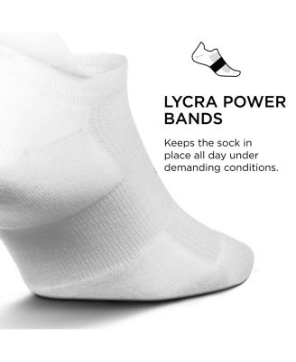 Men's High-Performance Cushion No Show Tab Solid- For Men & Women, Athletic Ankle Socks, Moisture Wicking - 3Pack