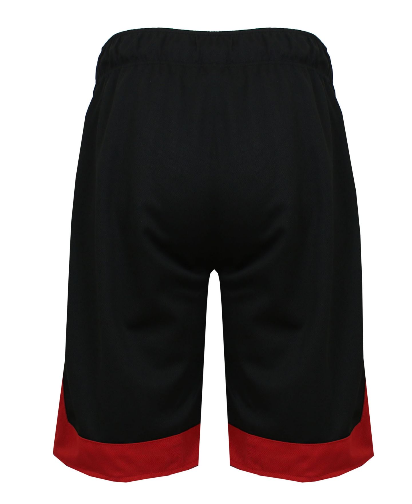 Мужские шорты Galaxy By Harvic Premium Active Moisture Wicking Workout Mesh Shorts With Trim, цвет: Чёрный / Красный — фото 3