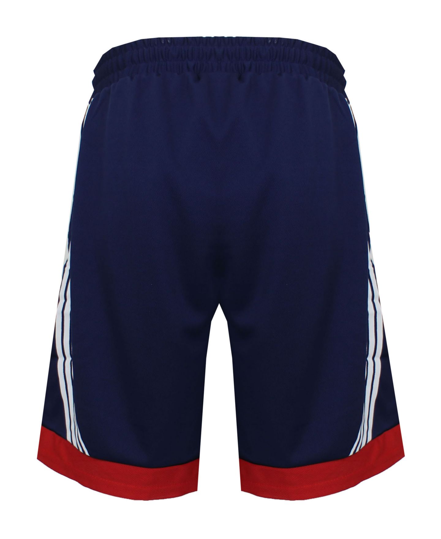 Мужские шорты Galaxy By Harvic Premium Active Moisture Wicking Workout Mesh Shorts With Trim, цвет: Чёрный / Серебряный — фото 9