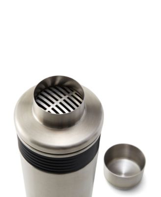 18 oz Double Insulated Stainless Steel Cocktail Shaker with 1.5 oz  shot Cap and Strainer