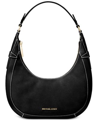 Michael Kors purchases Crescent Women's Black Pebbled Leather Hobo