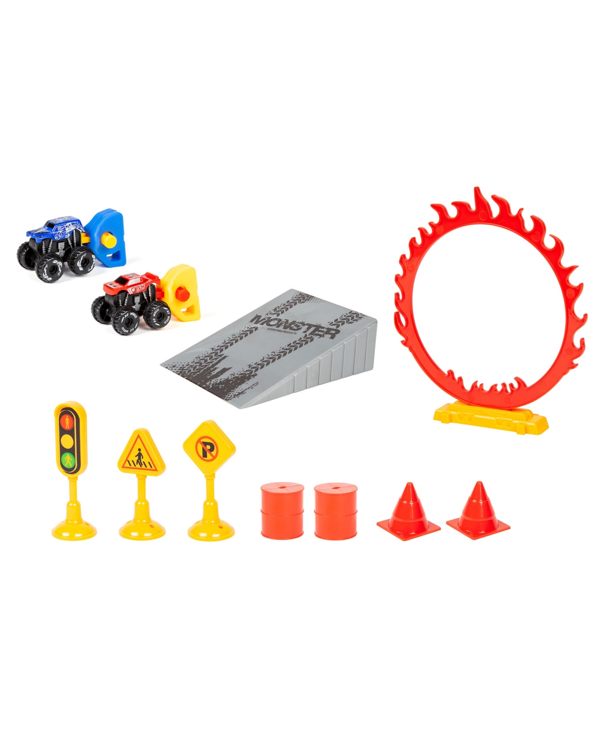 World Tech Toys Nano Monster Power Launcher 12 Piece Playset In Multi