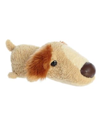 Medium Brooklyn Orzoi Schnozzles Playful Plush Toy Brown 11"
