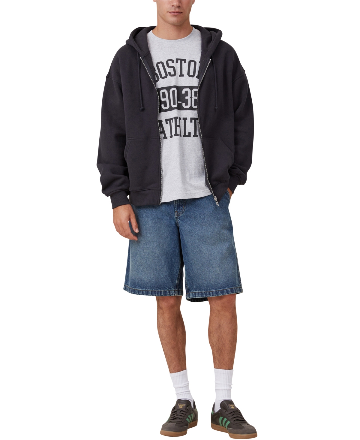 Cotton On Men's Loose Fit College T-Shirt