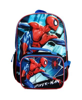 Marvel Spiderman superhero Kids Backpack and Lunch box Set for boys Macy s