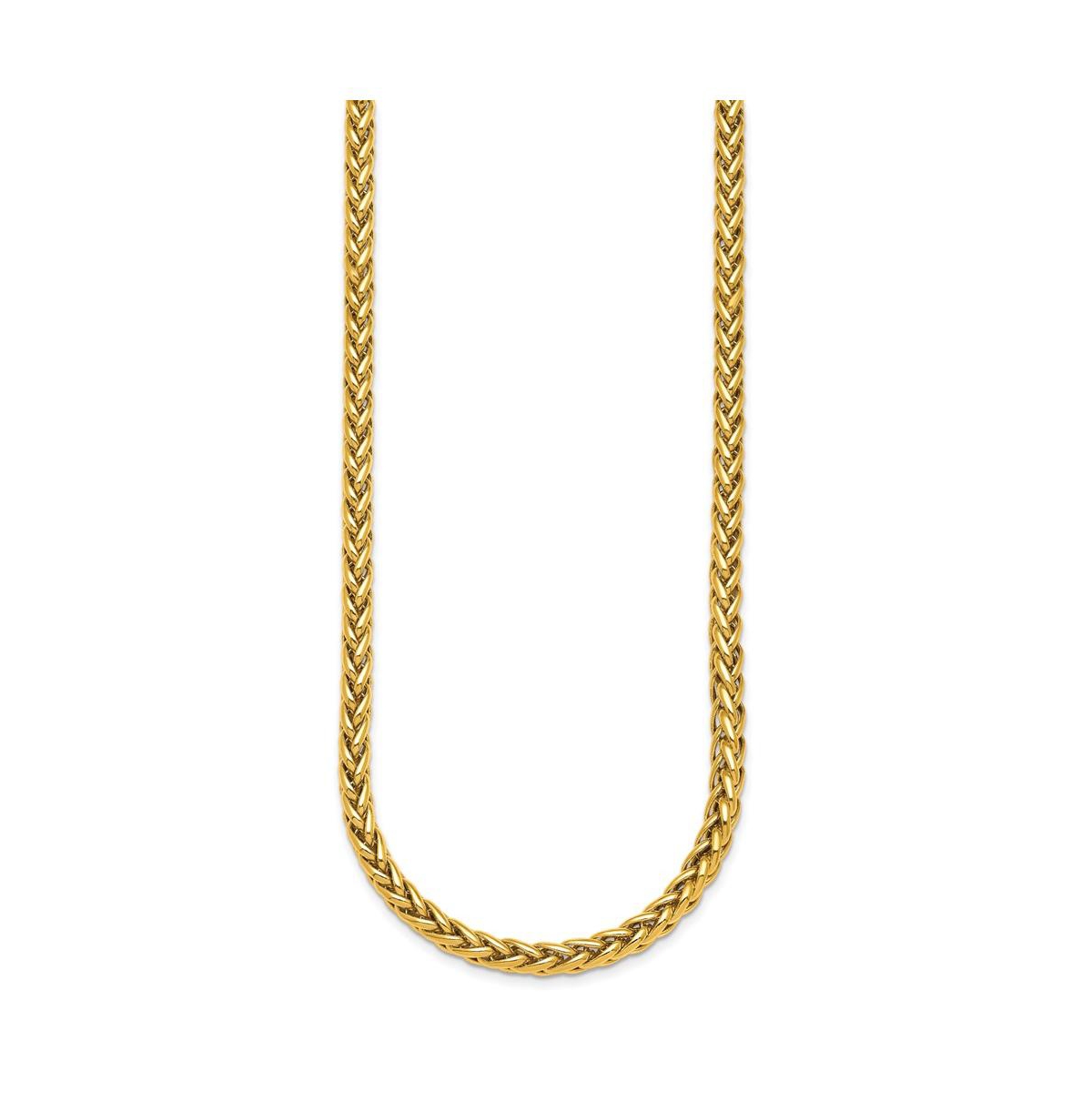 18k Yellow Gold Wheat Chain Bracelet - Gold