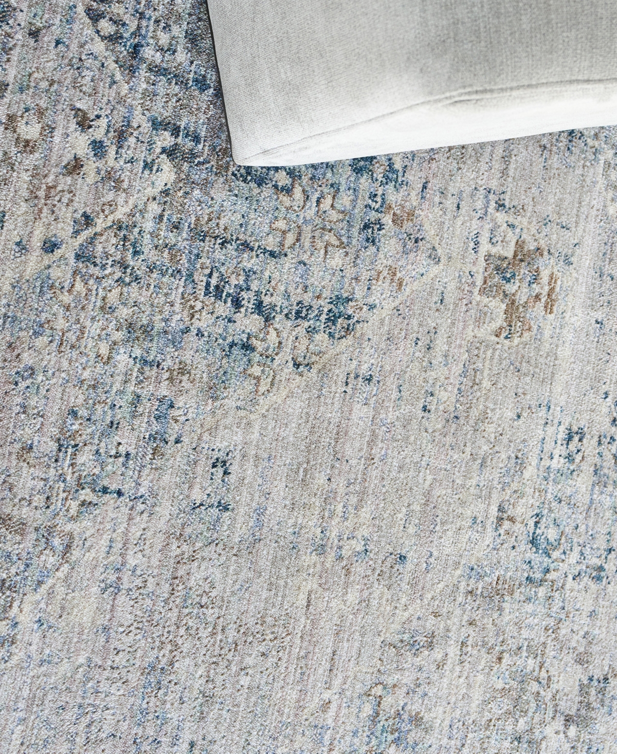 The Met X Exquisite Rugs Vintage Looms Vtl-71 4'x6' Area Rug In Beige,blue