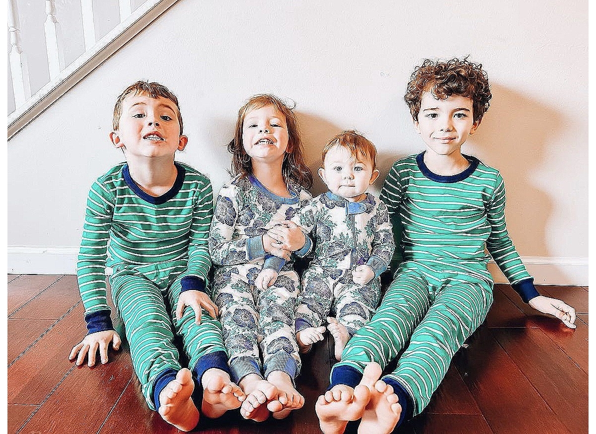 Mightly Kids Kids' Fair Trade 100% Organic Cotton Tight Fit Pajamas, 2-Piece Set