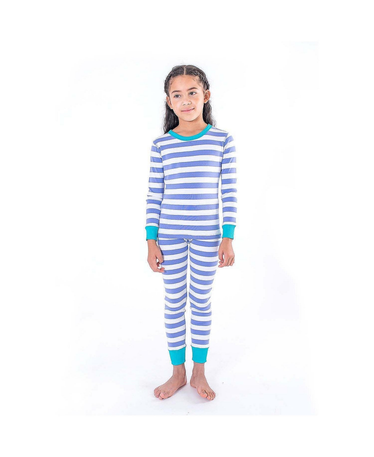 Mightly Kids Kids' Fair Trade 100% Organic Cotton Tight Fit Pajamas, 2-Piece Set