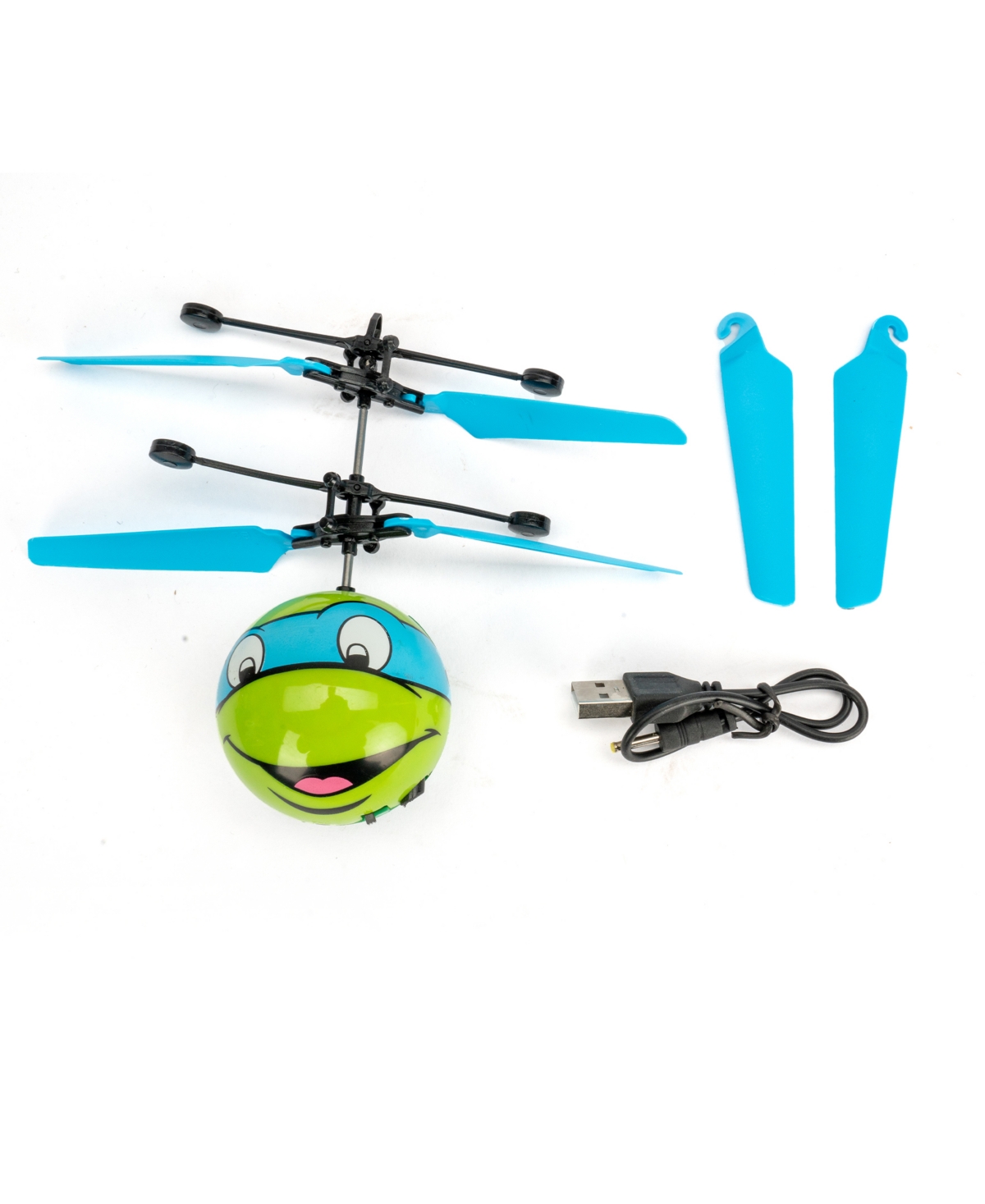 World Tech Toys Nickelodeon Tmnt Leonardo Ufo Ball Helicopter In Multi