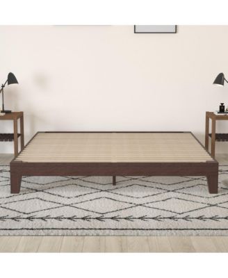 Eduardo Platform Bed Frame, Solid Wood Platform Bed Frame With Slatted Support, No Box Spring Needed