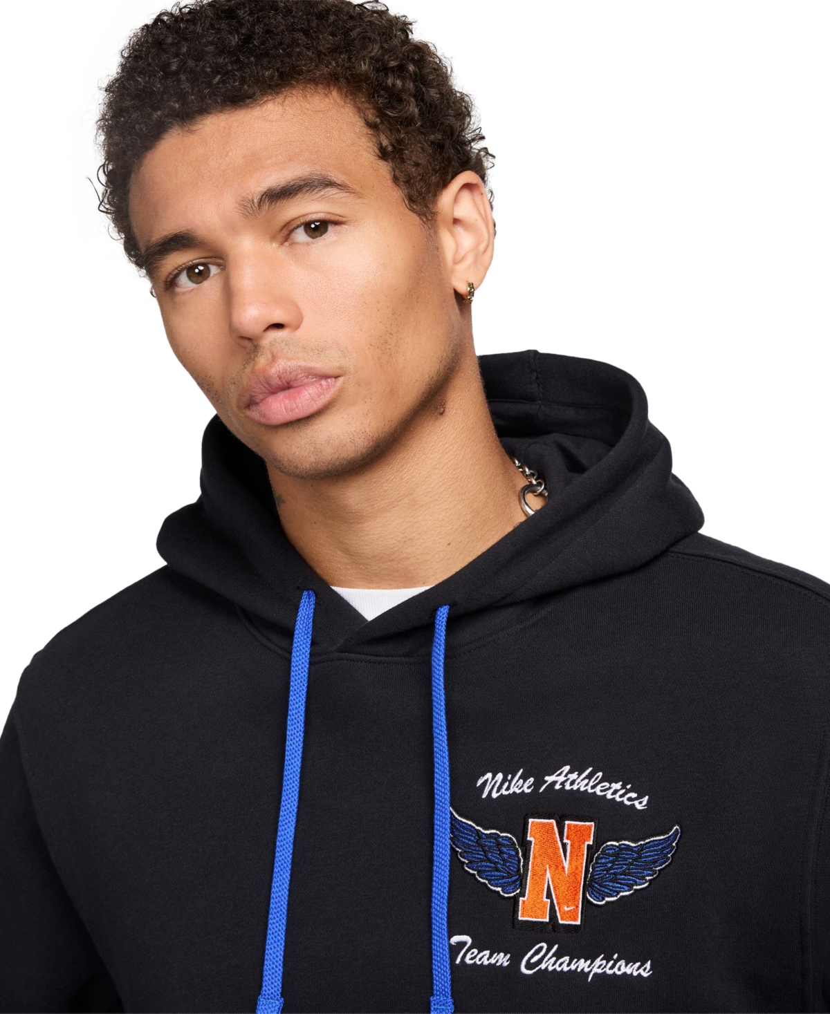 Nike Men's Sportswear Club Logo Pullover Fleece Hoodie