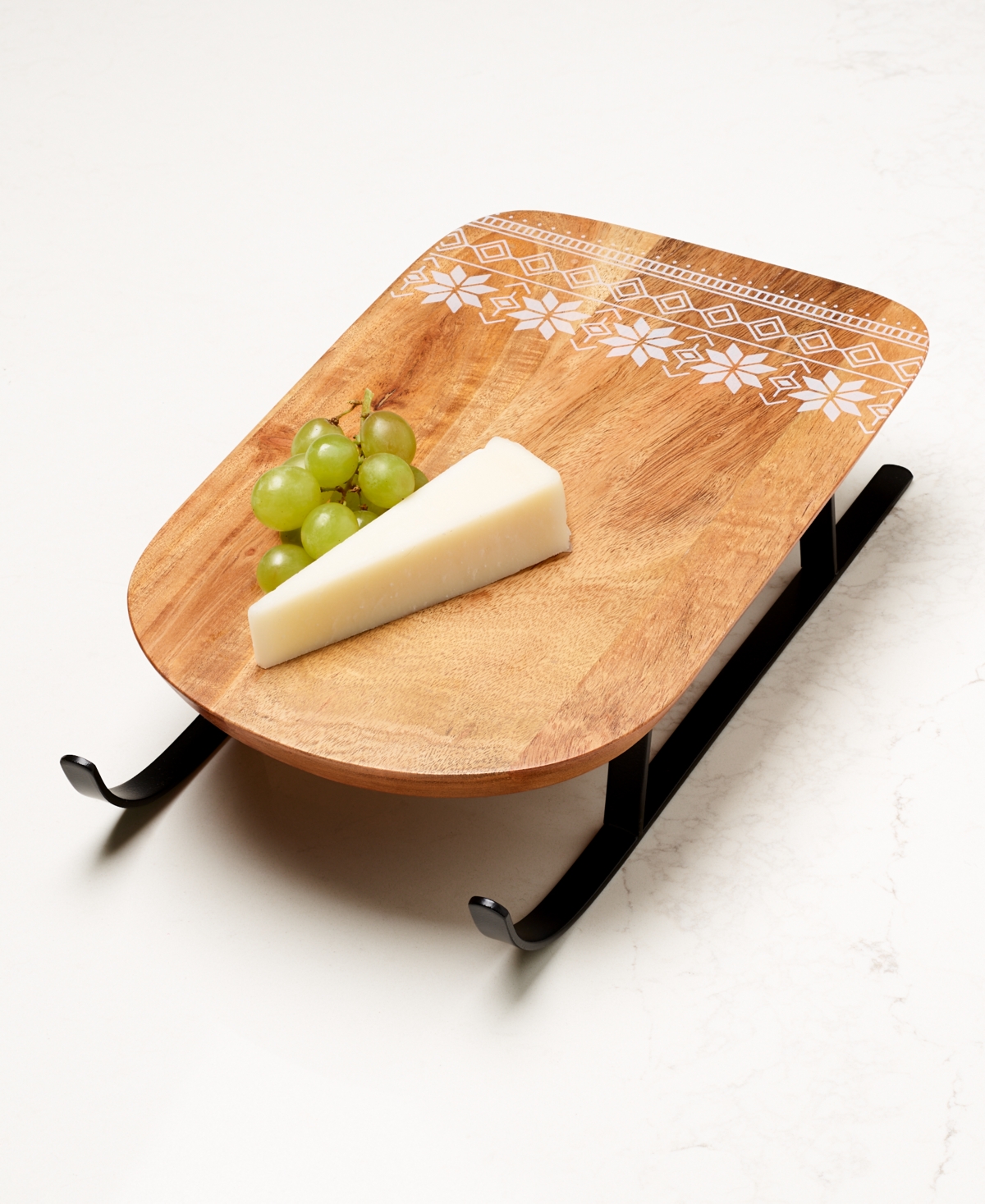 The Cellar Printed Sleigh Cheese Board, Created for Macy's