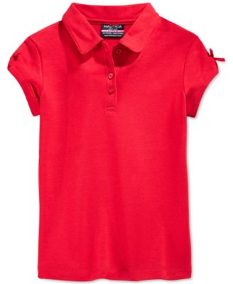 Nautica - Girls' Bow-Sleeve Polo